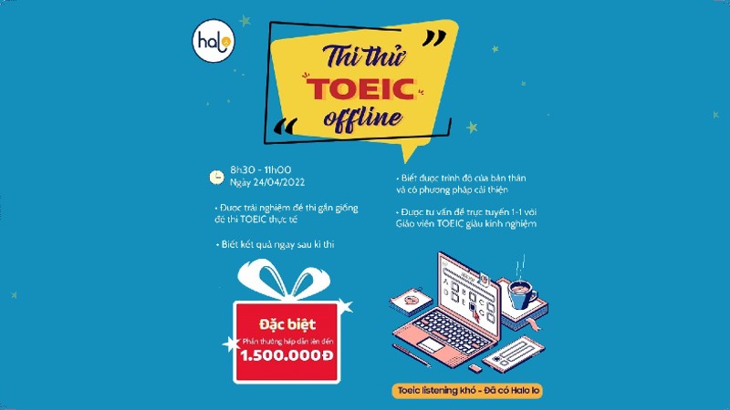 Thi thử TOEIC tháng 4 2022