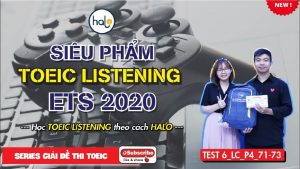 Giải đề ETS 2020 Listening Part 4 Test 6