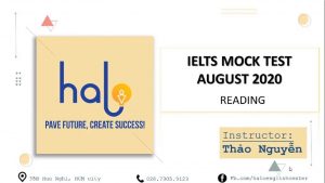 Hướng dẫn giải đề IELTS Reading Mock Test 2020
