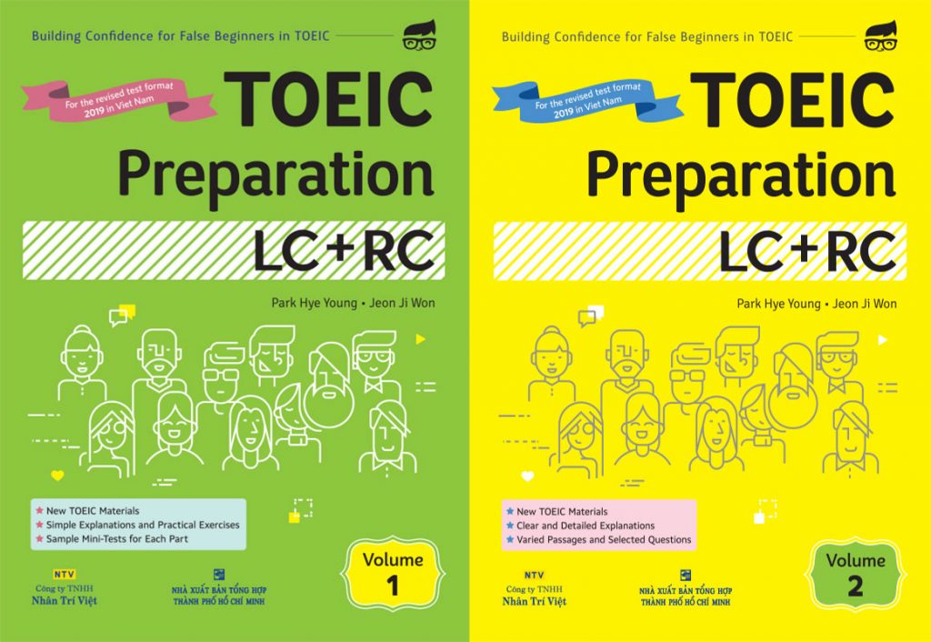 Bộ sách TOEIC Preparation LC RC Volume 1,2