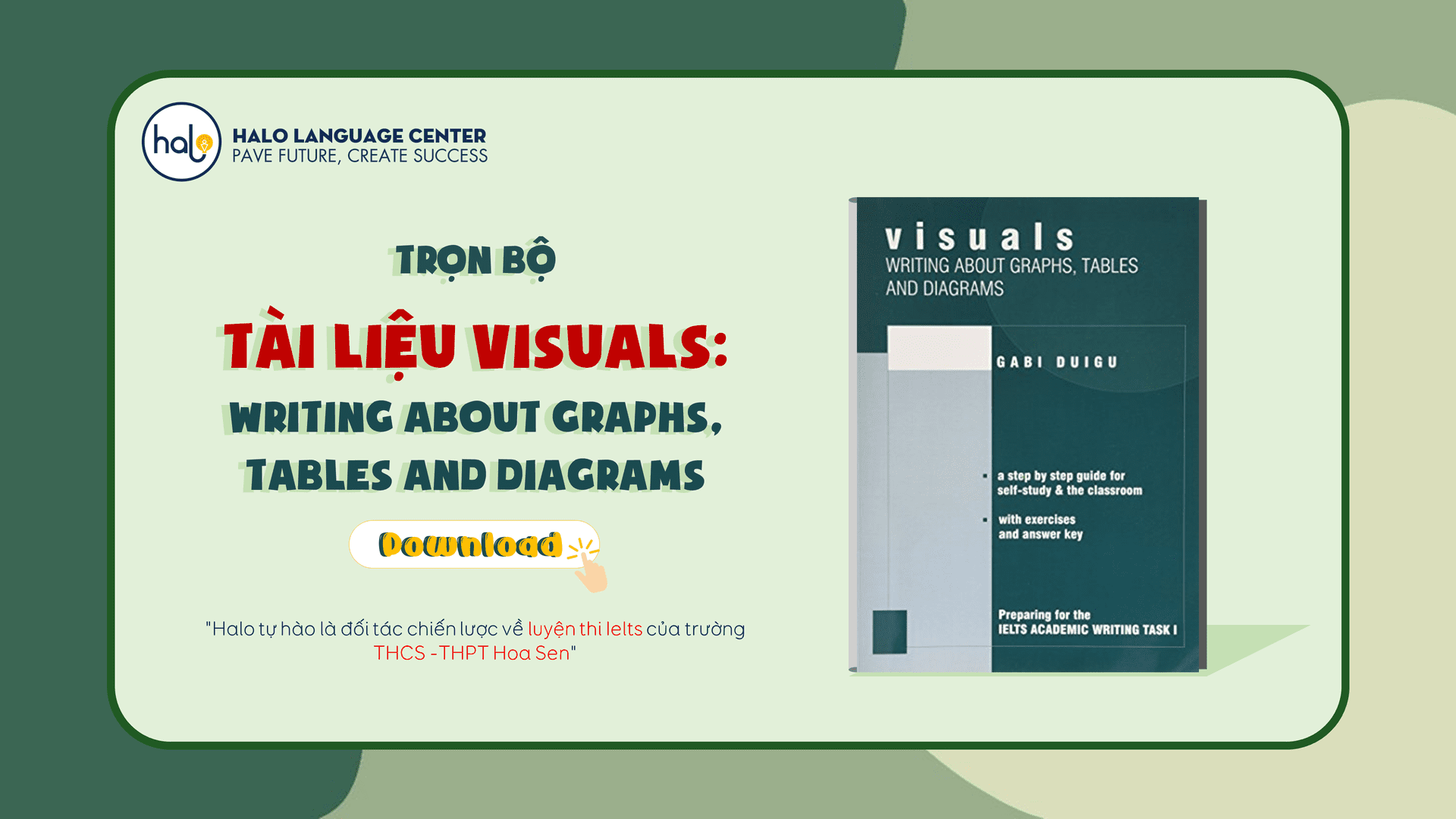 Trọn bộ tài liệu Visuals Writing about Graphs, Tables and Diagrams