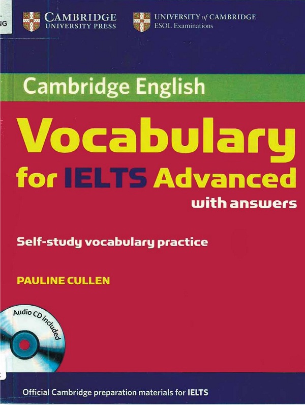 Tải ngay bộ sách Cambridge Vocabulary for IELTS Advanced