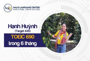 Phản hồi học viên Hạnh Huỳnh TOEIC 690