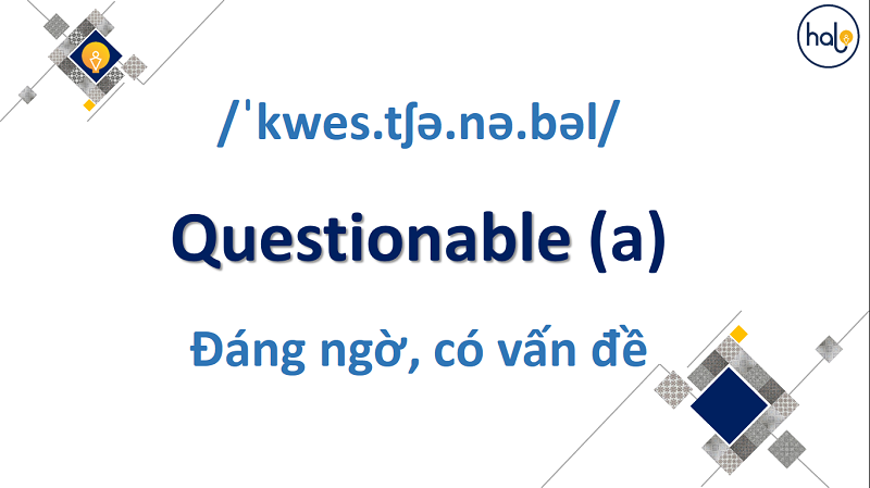 Từ Vựng TOEIC Questionable