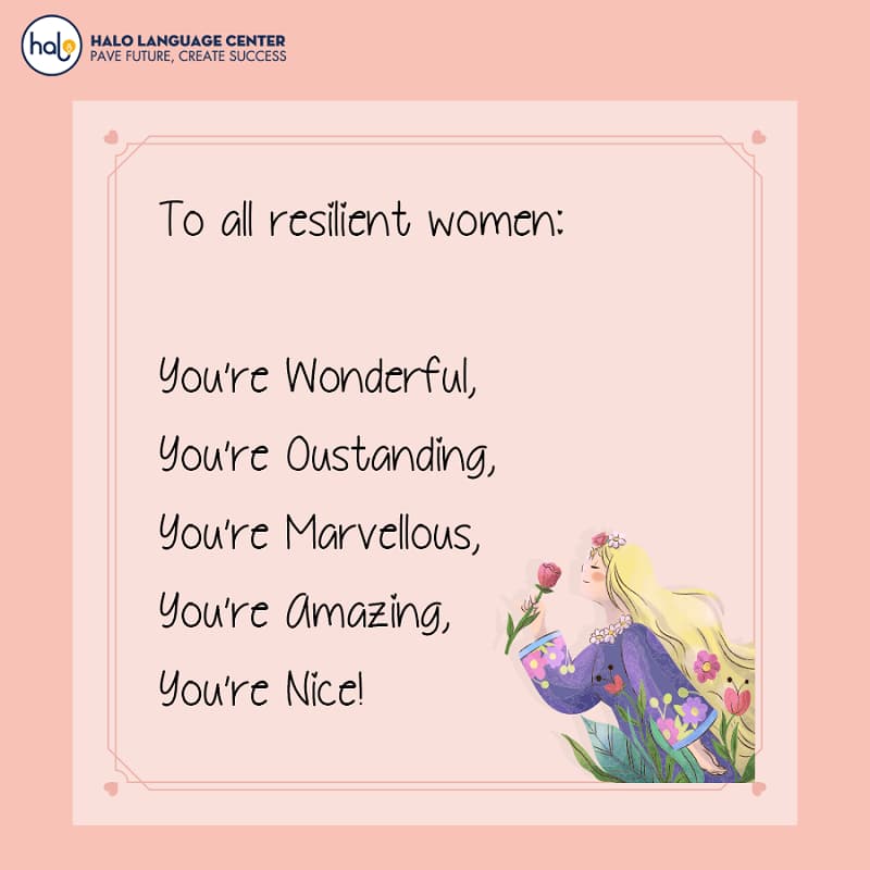 Lời cảm ơn dành cho những người phụ nữ kiên cường