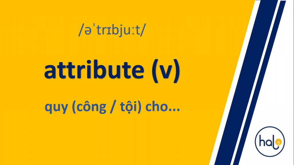 Tu Vung TOEIC Day 34 attribute