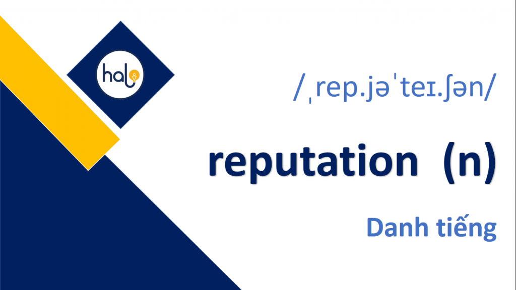 Tu Vung TOEIC Day 48 reputation