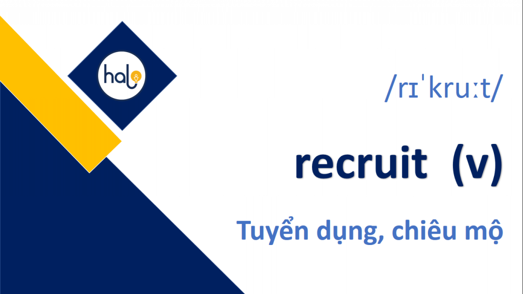Tu Vung TOEIC Day 49 recruit