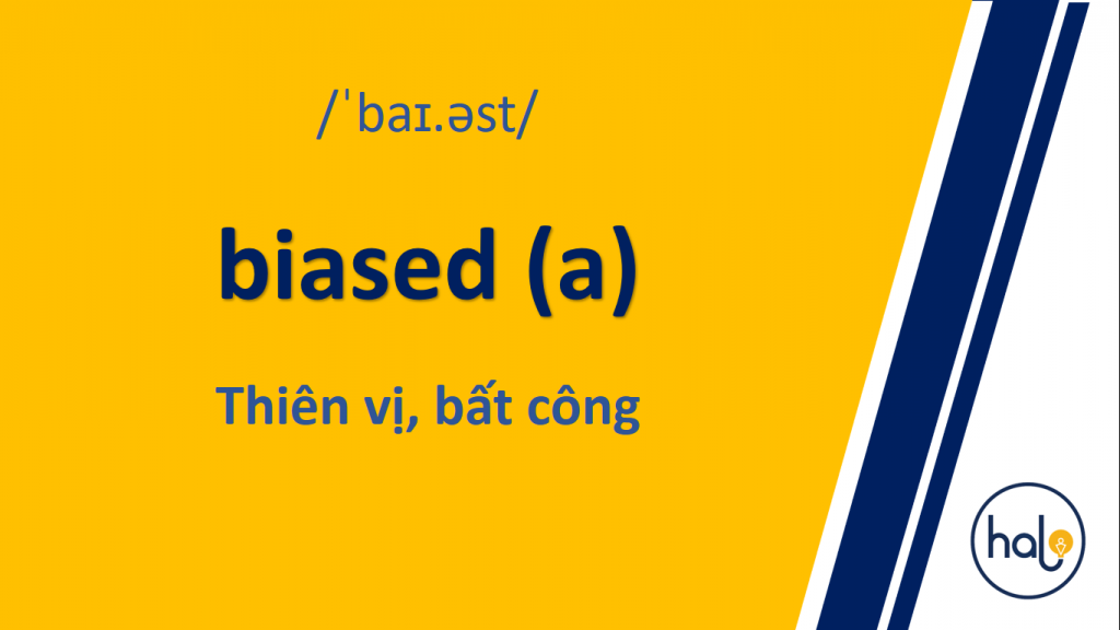 Tu Vung TOEIC Day 55 biased