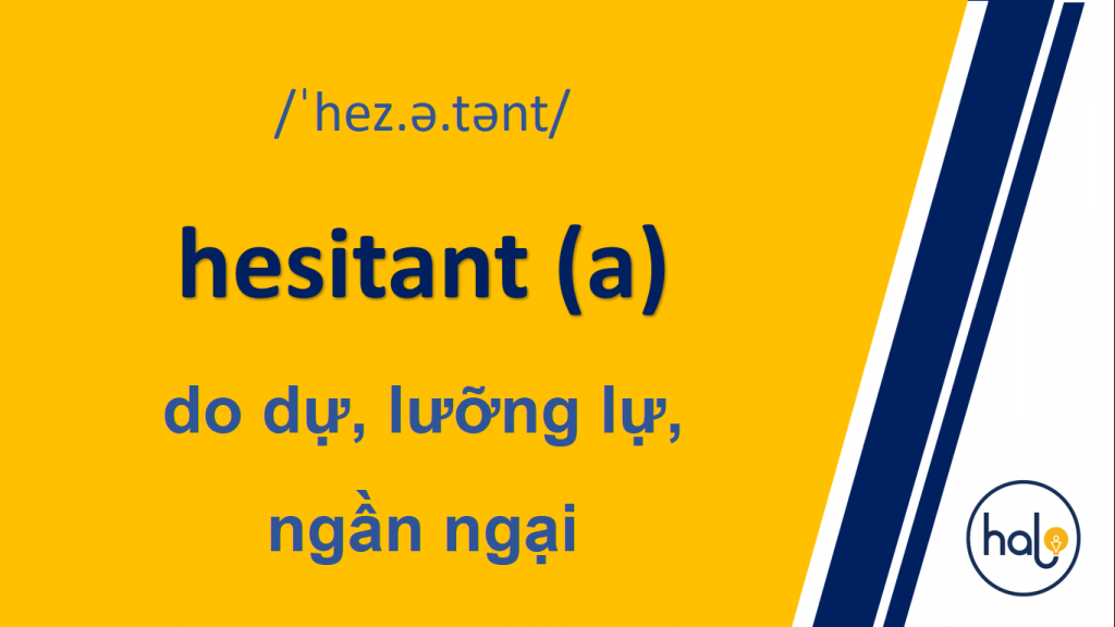 Tu Vung TOEIC Day 58 hesitant