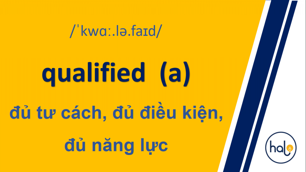 Tu Vung TOEIC Day 60 qualified