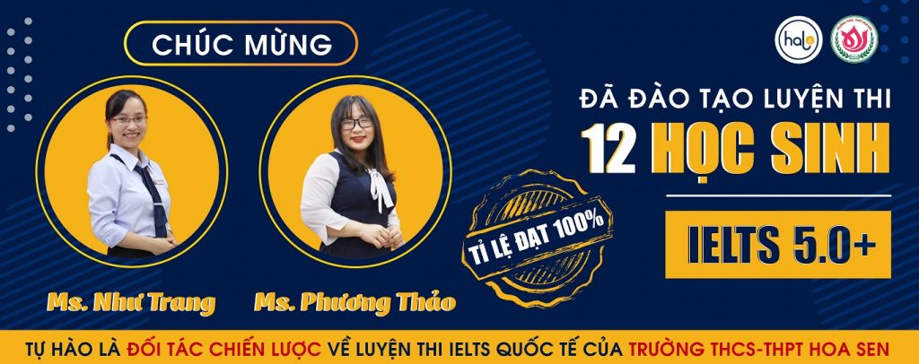 12 Hoc Vien Hoa Sen Dat IELTS 5