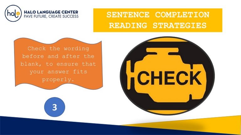 IELTS Reading Sentence Completion Questions
