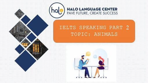 IELTS Speaking Part 2 Topic: Animals - Halo English Center
