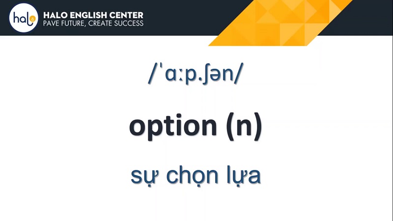 Từ Vựng TOEIC Day 66 Option