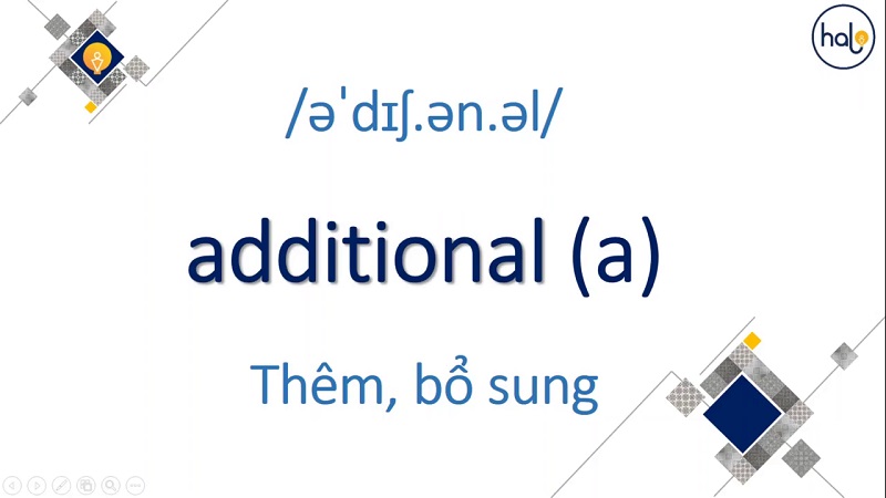 Từ Vựng TOEIC Mỗi Ngày 76 Additional