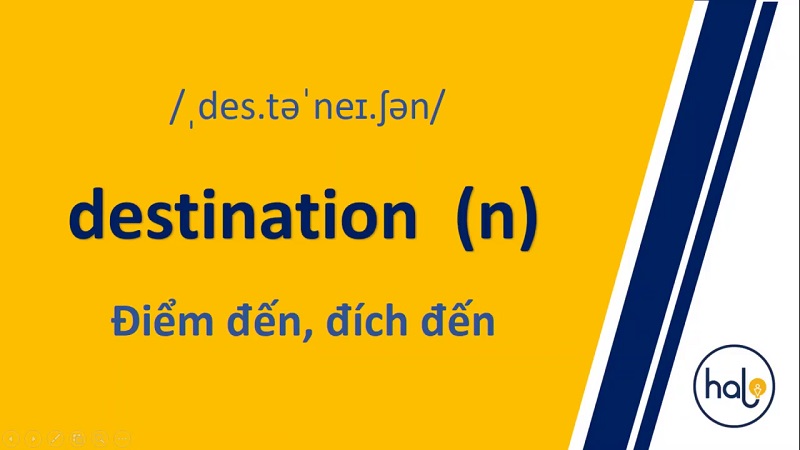 Từ Vựng TOEIC Mỗi Ngày 94 destination