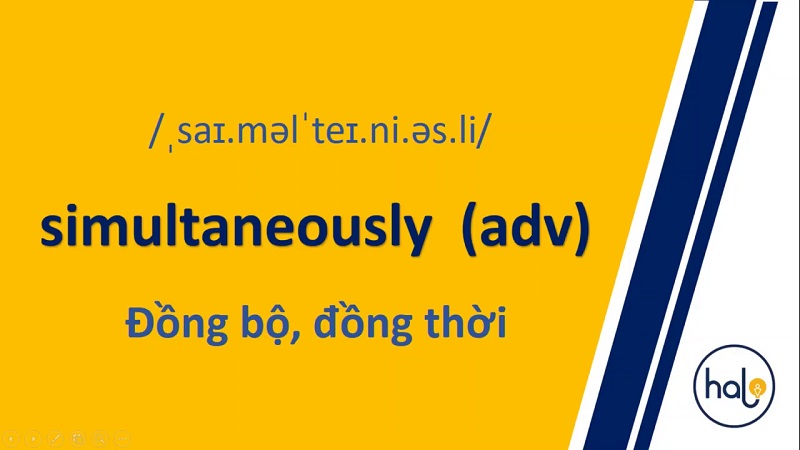 Từ Vựng TOEIC Mỗi Ngày 95 simultaneously
