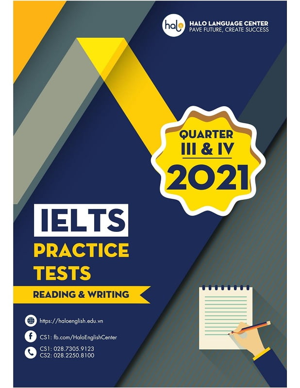 Bộ đề luyện IELTS Reading và Writing Quý 3 và quý 4 năm 2021
