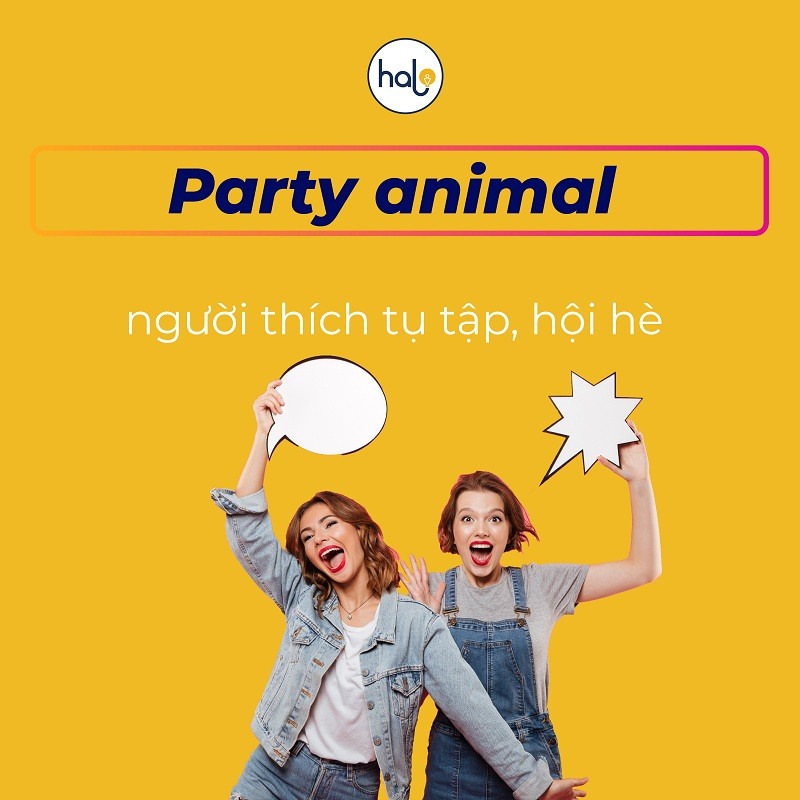 8 IDIOMS dien ta tinh cach con nguoi party animal