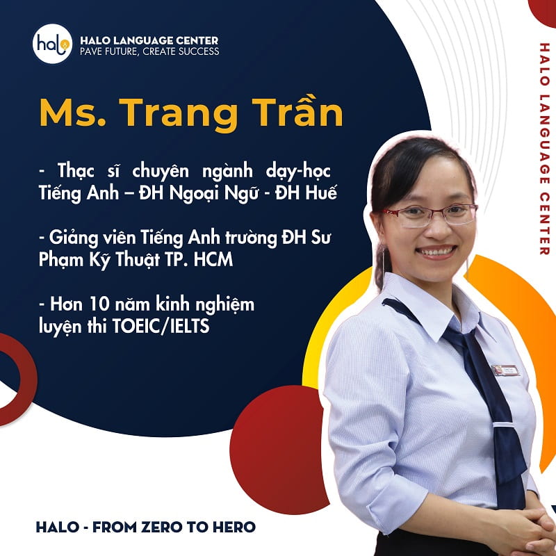 Giáo viên luyện thi TOEIC Cô Trần Thị Như Trang