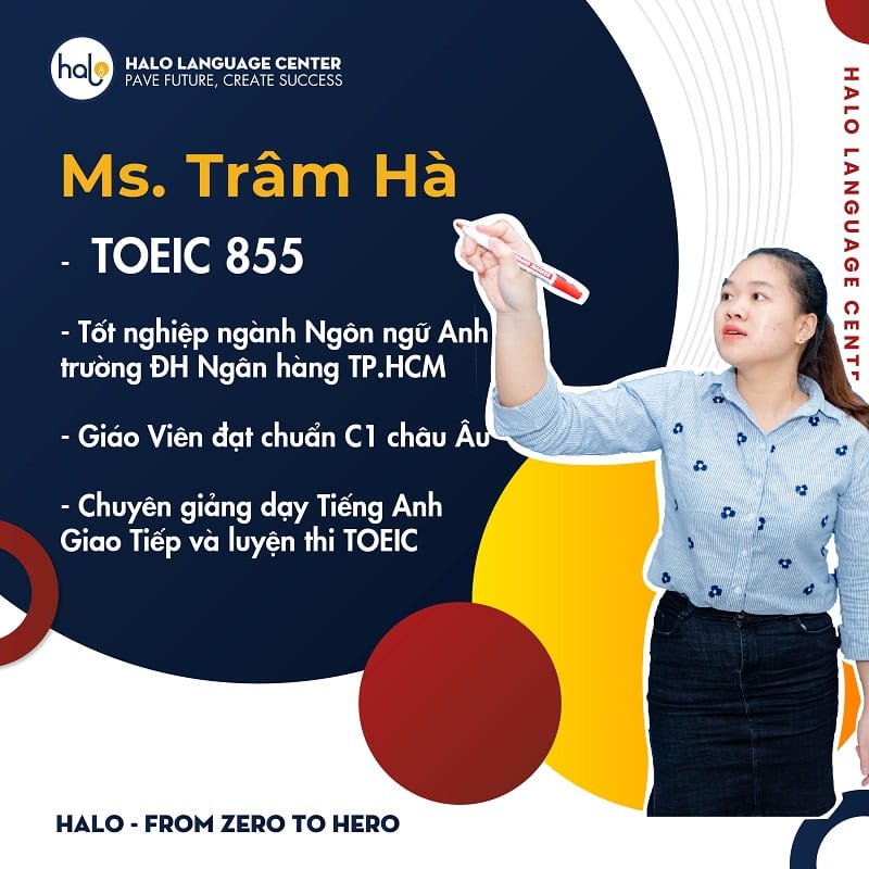 Giáo viên luyện thi TOEIC cô Hà Hoàng Trâm