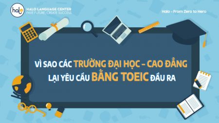 Các trường đại học yêu cầu chuẩn đầu ra tiếng Anh TOEIC - Halo Language Center