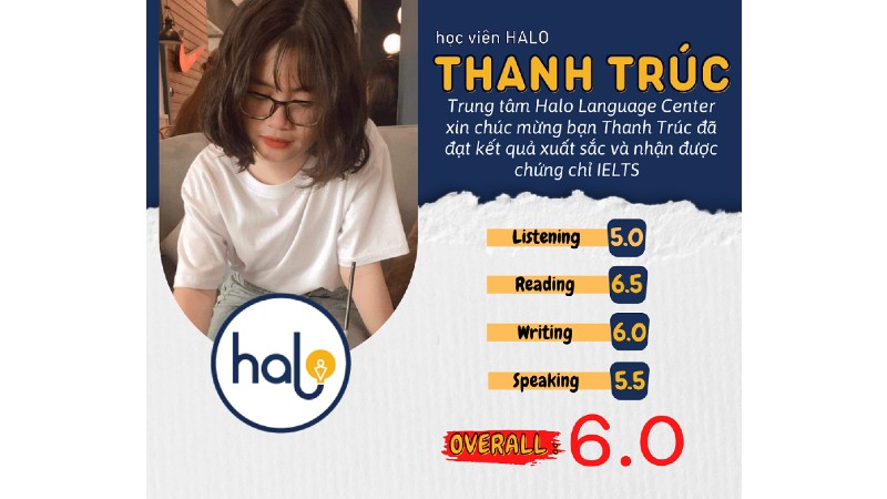 Thanh Trúc chứng chỉ IELTS 6.0