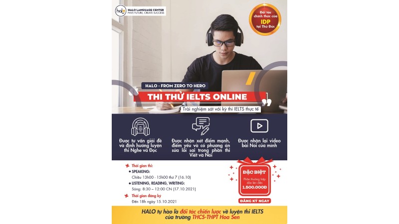Thi Thử IELTS Online Nhận Ngay Quà Chất - Thi IELTS Online Tháng 10