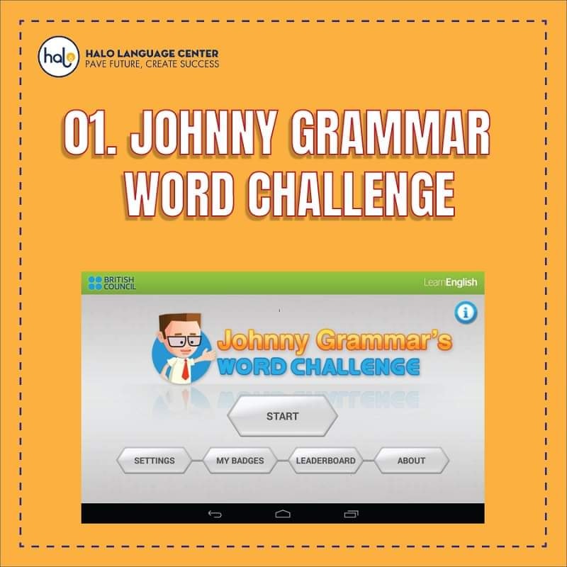 App hoc ngu phap tieng anh - Johnny Grammar Word Challenge