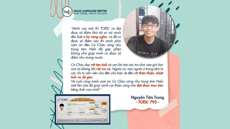 Nguyen Tien Trung TOEIC 795