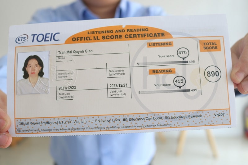 Quynh Giao TOEIC 890 Chung Chi
