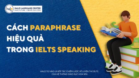Cách Paraphrase hiệu quả trong IELTS Speaking - Halo Language Center