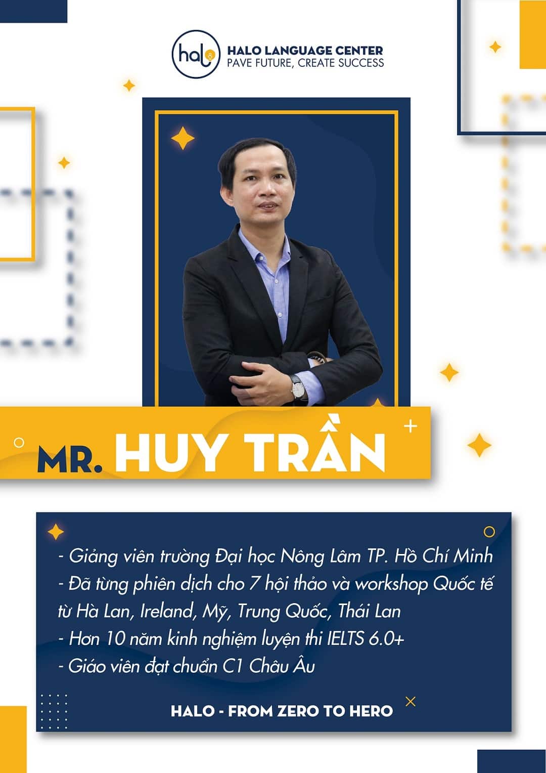 Giáo viên dạy IELTS Mr Huy Trần
