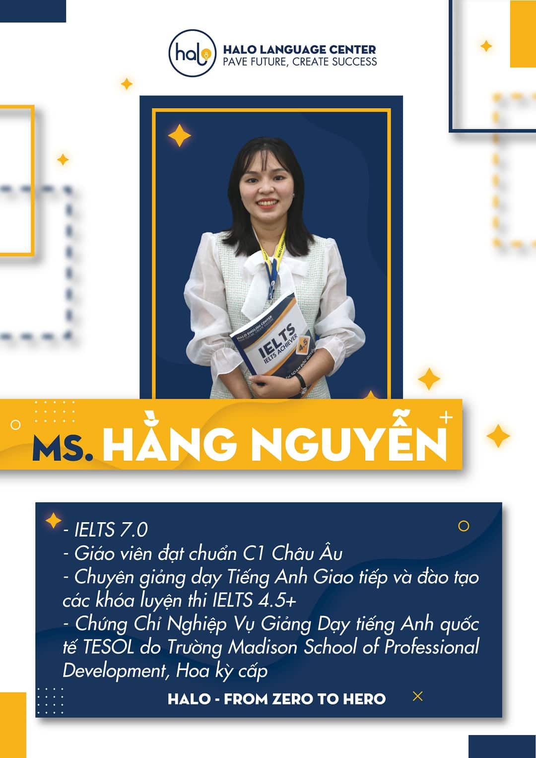 Giáo viên dạy IELTS Ms Hằng Nguyễn