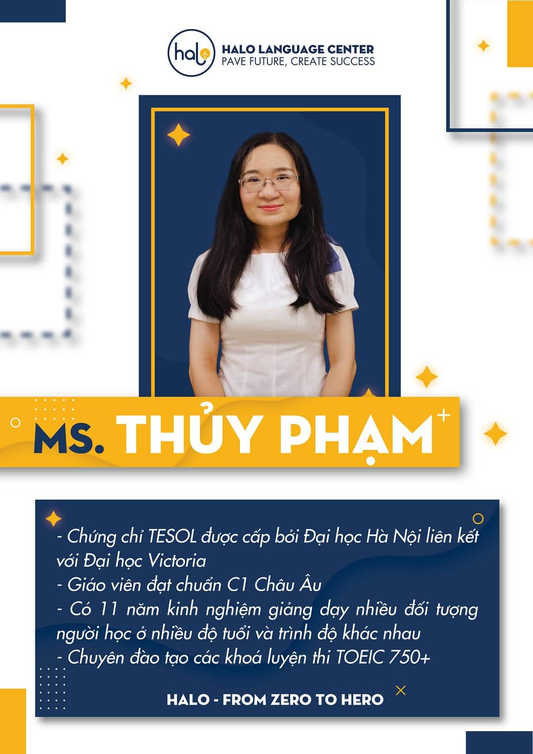 Giáo viên dạy TOEIC Ms Thủy Phạm