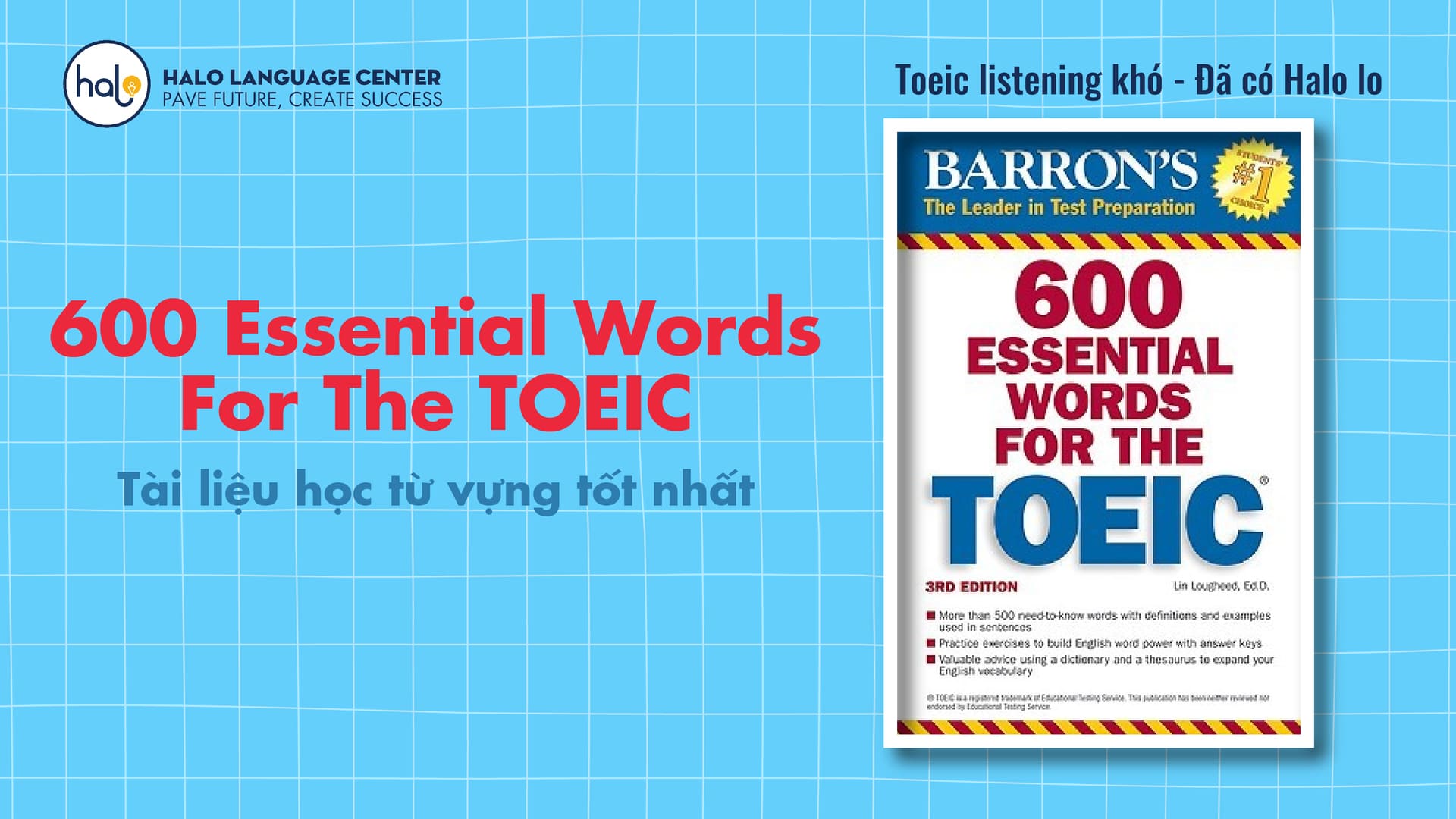 600 Essential Words For The TOEIC Tài liệu học từ vựng tốt nhất