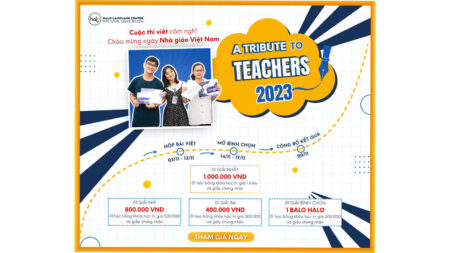 Cuộc thi Viết A Tribute To Teachers năm 2023