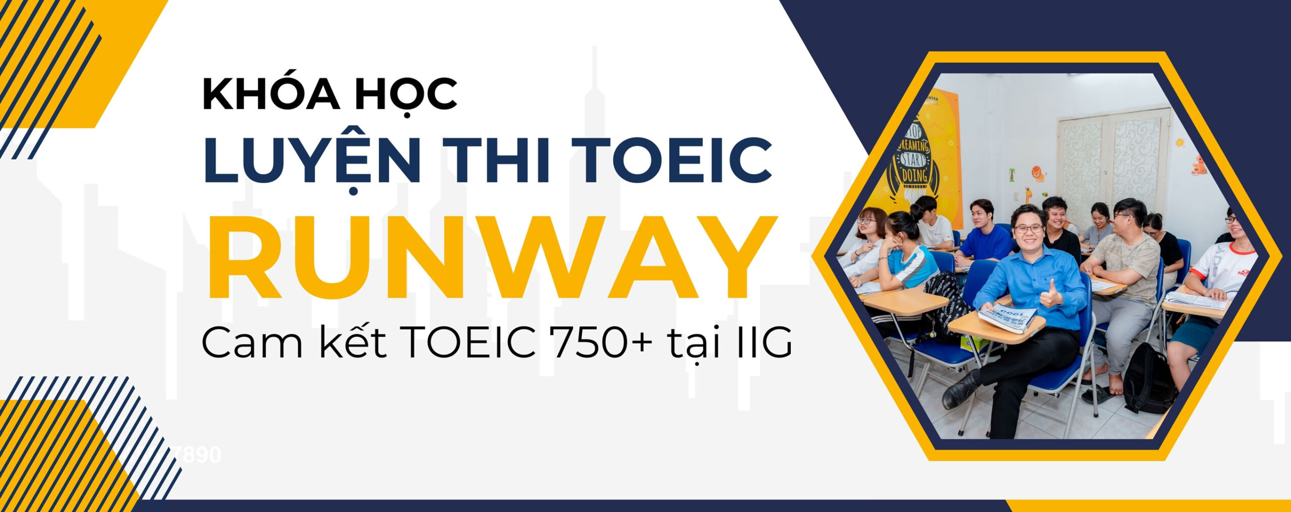 Khóa luyện thi TOEIC Runway cam kết đạt TOEIC 750