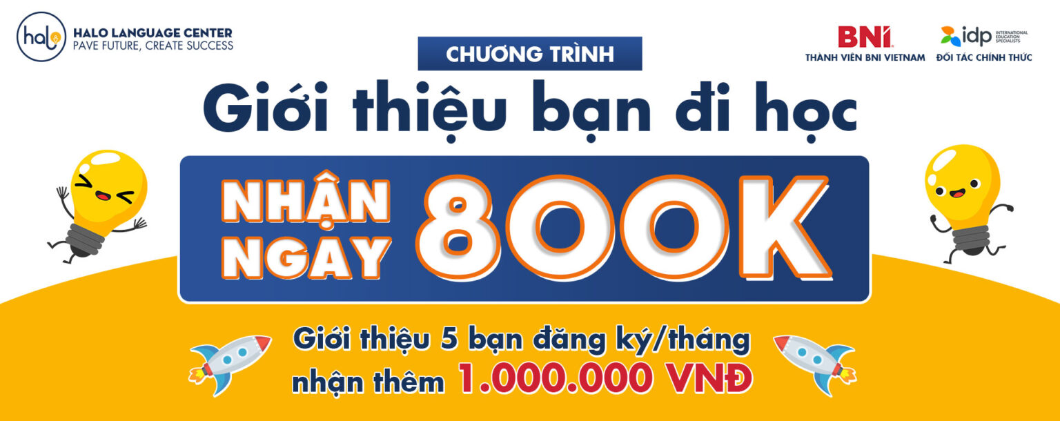 Chương trình giới thiệu học viên - Anh ngữ Halo