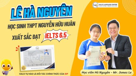 Lê Hà Nguyên học sinh trường THPT Nguyễn Hữu Huân xuất sắc đạt IELTS 6.5