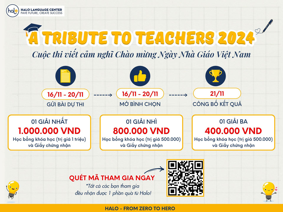 Cuộc thi A Tribute to Teachers 2024 đã quay trở lại