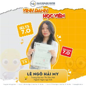 Vinh danh Lê Ngô Hải My - IELTS 7.5
