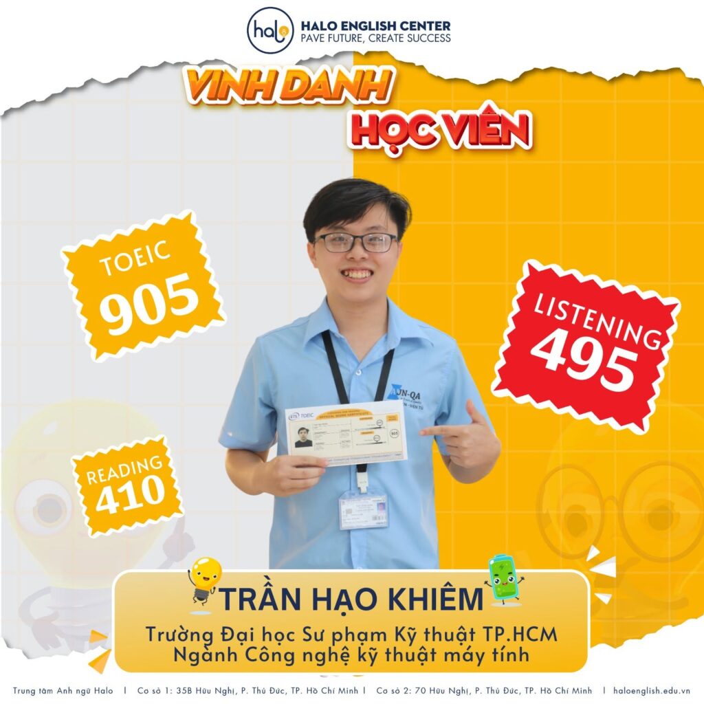 VINH DANH TRẦN HẠO KHIÊM