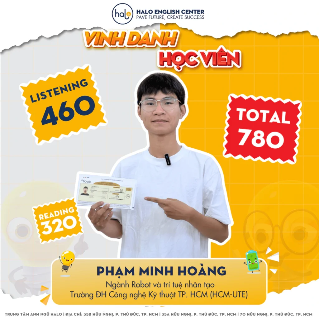 VINH DANH PHẠM MINH HOÀNG